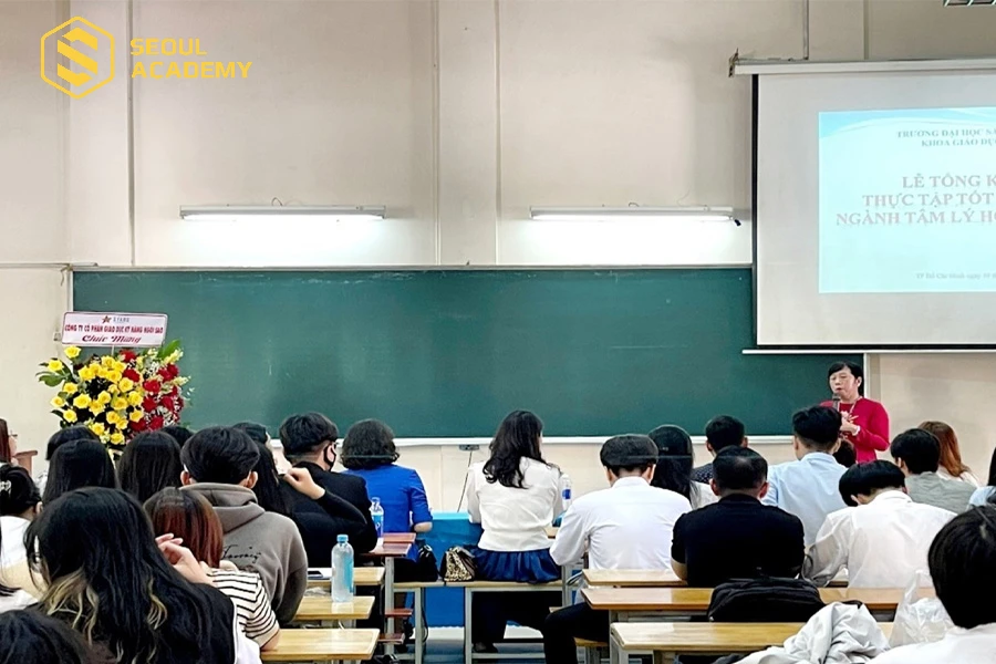 Lễ tổng kết thực tập ngành Tâm lý học trường Đại học Sài Gòn