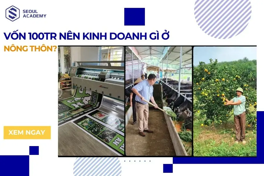 Vốn 100tr nên kinh doanh gì ở nông thôn?