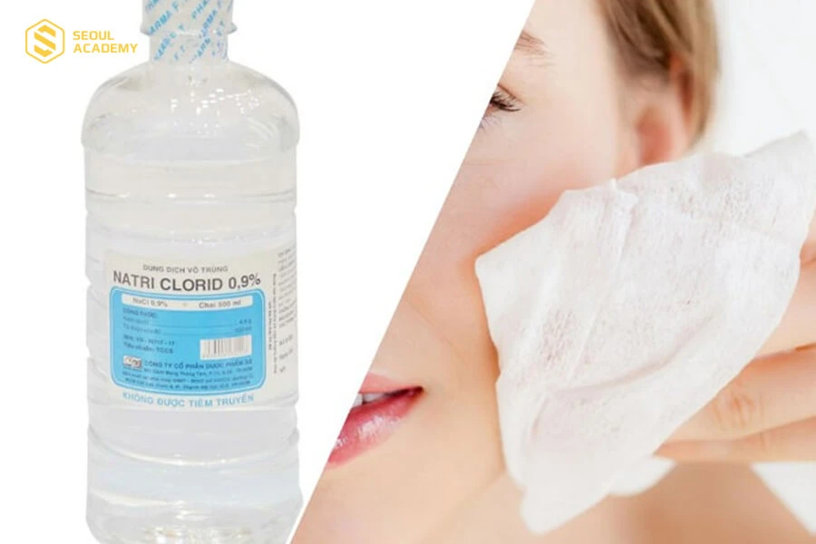 Nước muối sinh lý lành tính và làm sạch da hoàn hảo