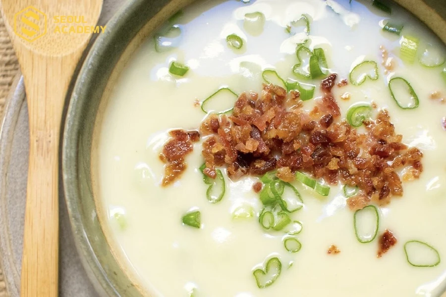 Cháo cá chép đậu xanh thanh đạm