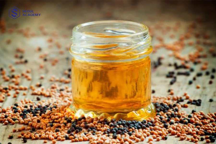 Dầu hạt mù tạt hạ tone màu tóc hiệu quả