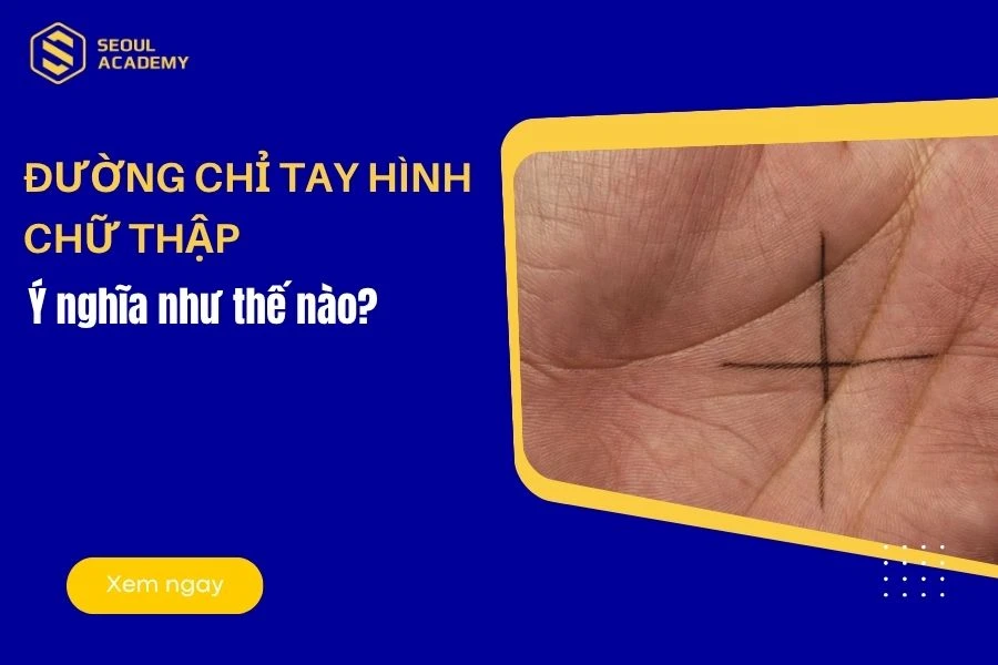 đường chỉ tay chữ thập