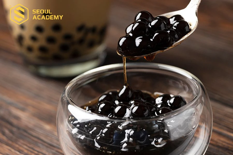 Cách làm trân châu đường đen bằng đường trắng khá đơn giản