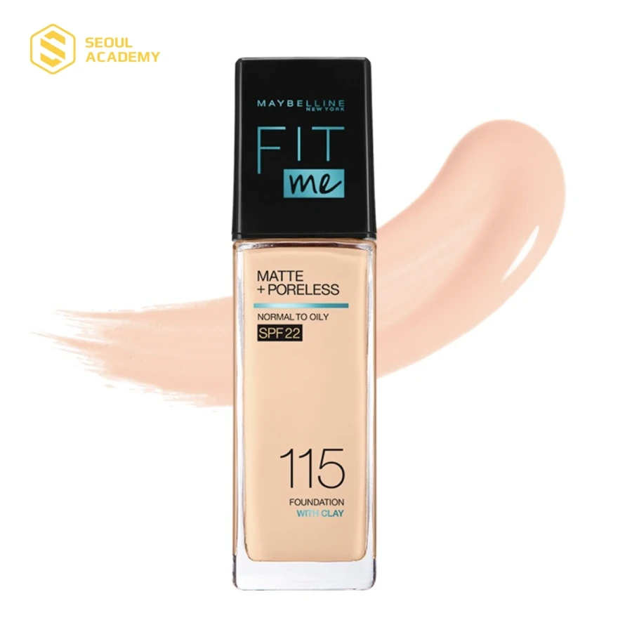 Màu 115 - Ivory trong bảng màu kem nền Maybelline Fit Me