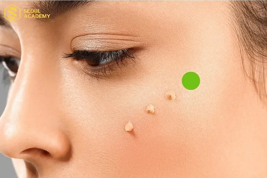 Ứng dụng bánh xe màu sắc lựa chọn màu kem nền phù hợp