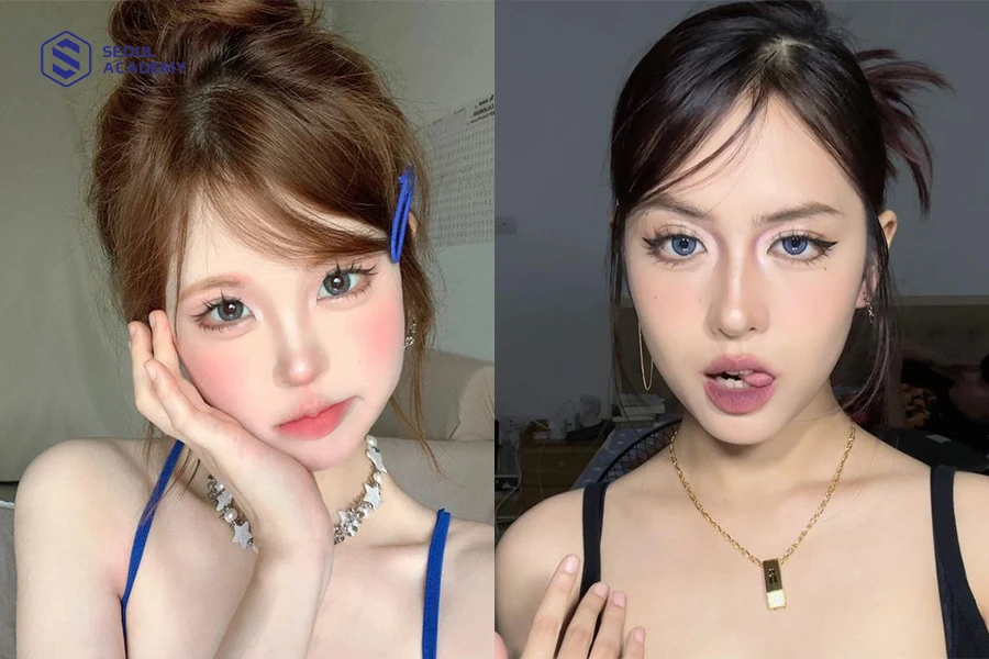 Tóc mái xéo y2k là hiện tượng làm đẹp hiện nay