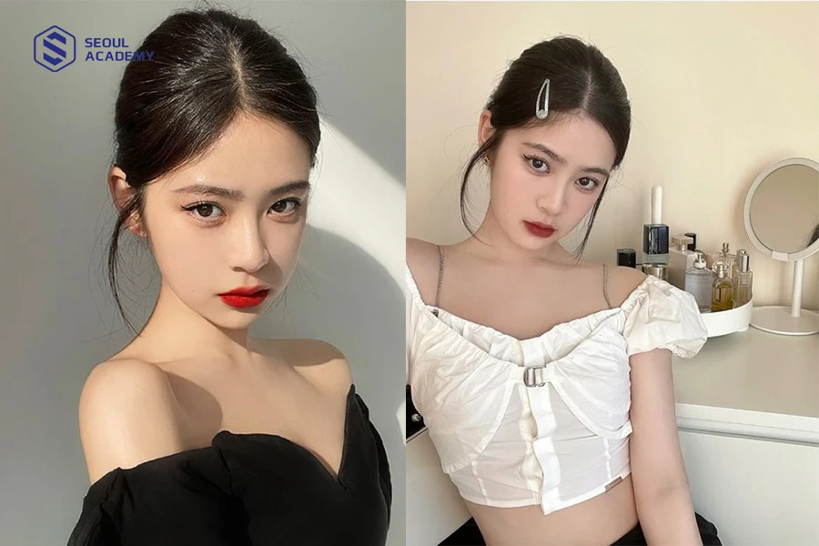 Tóc buộc 2 mái nhưng không sợ bị hói