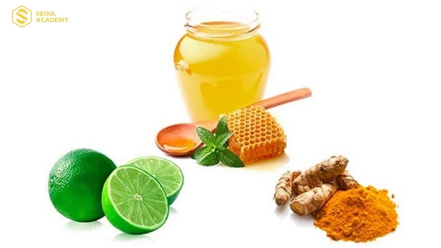Kết hợp nước cốt chanh và tinh bột nghệ hỗ trợ kiềm dầu hiệu quả