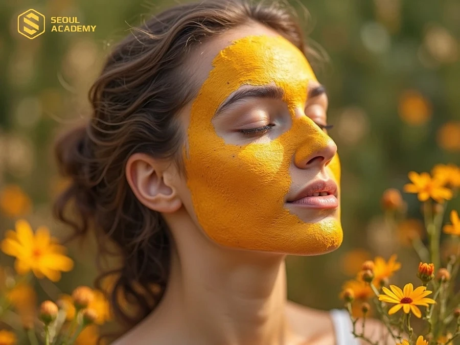 Áp dụng chăm sóc da bằng tinh bột nghệ cần đúng cách, tránh lạm dụng