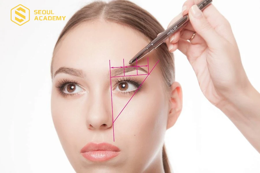 Xác định các điểm quan trọng để tạo khuôn mày