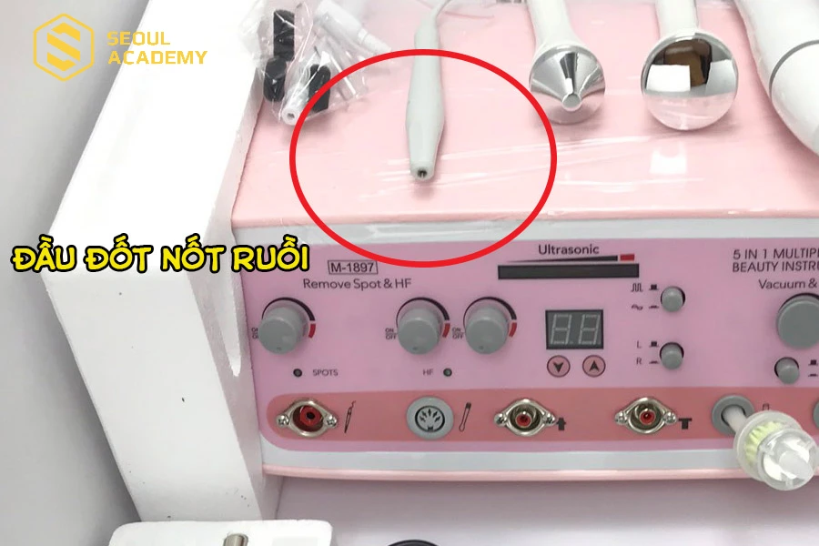 Đầu đốt nốt ruồi của máy