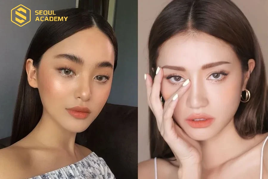 Makeup nữ tone nâu tây tinh tế và thanh lịch