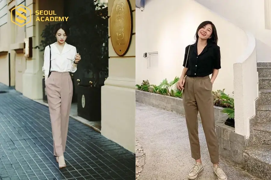 Chọn quần tây và sơ mi an toàn cho bậc phụ huynh