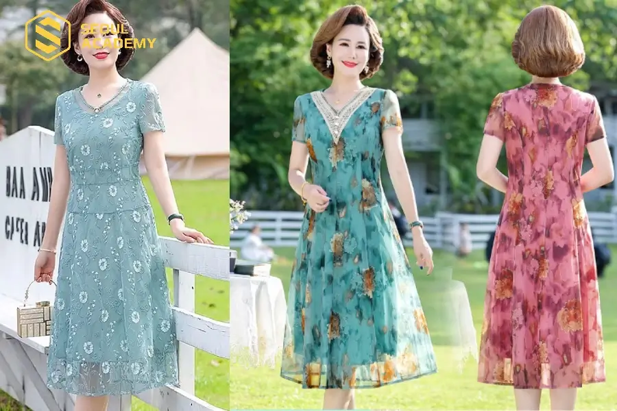 Váy hoa nhí siêu xinh dành cho các mẹ trẻ trung