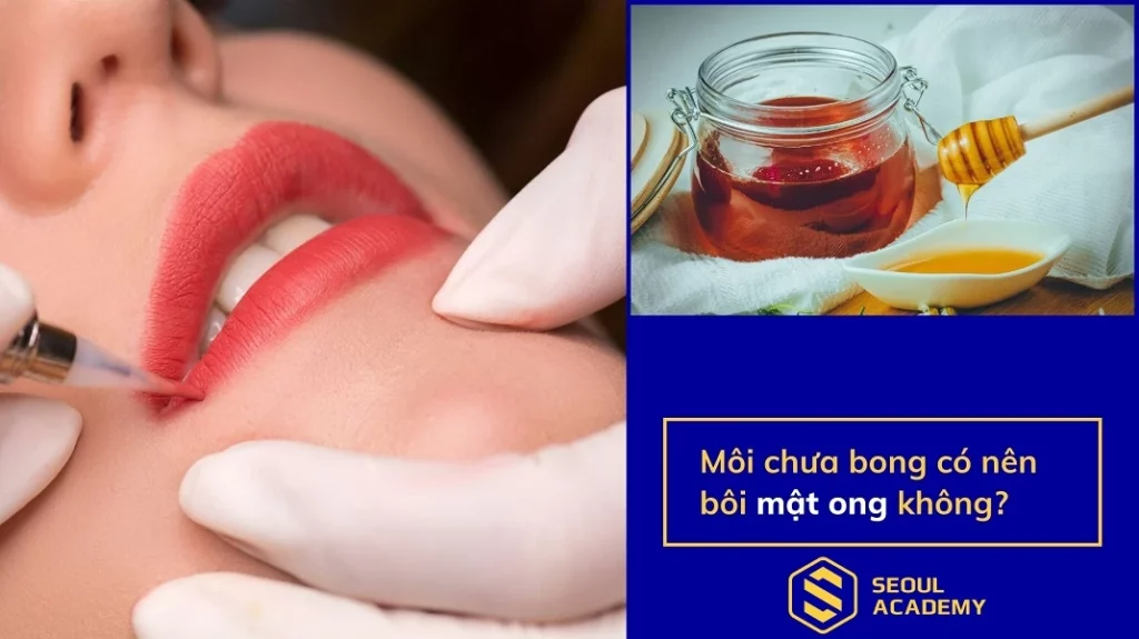 Môi chưa bong có nên bôi mật ong không?