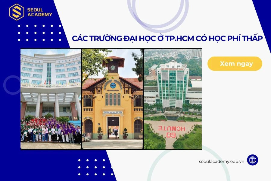 các trường đại học ở TP HCM có học phí