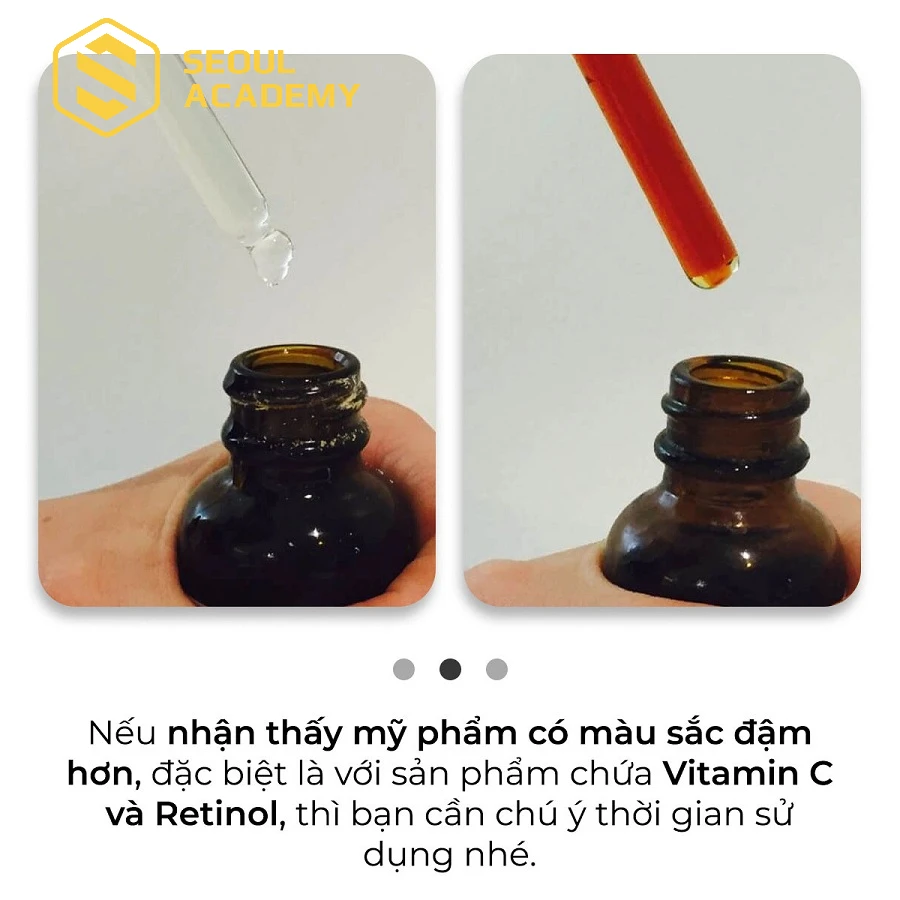 Nếu nhận thấy sự thay đổi bất thường trên sản phẩm bạn nên ngưng sử dụng