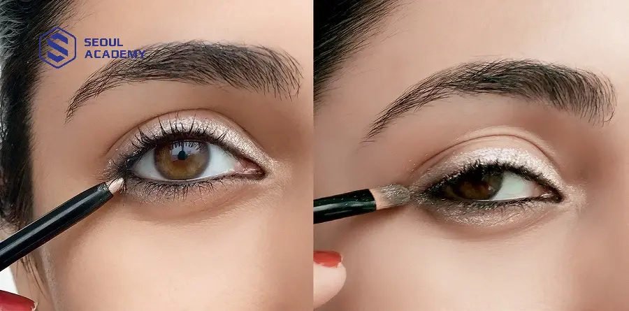 Tạo điểm tựa chắc chắn để tránh bị run tay khi vẽ eyeliner cho người mới