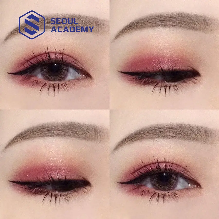 Dùng bút tô đậm phần đường kẻ giúp eyeliner sắc nét hơn