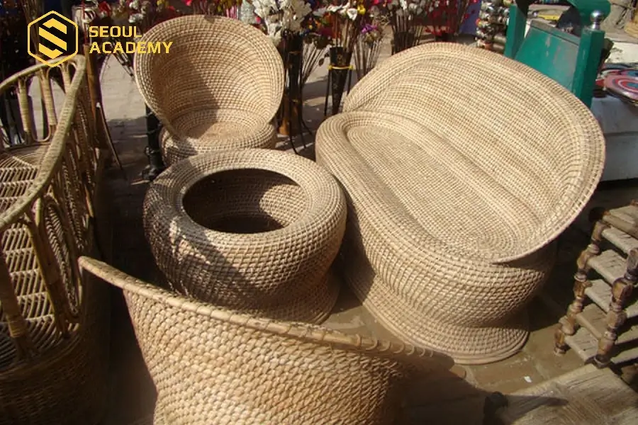 Làng nghề Ninh Sở là nơi đào tạo nghề mây đan tre uy tín