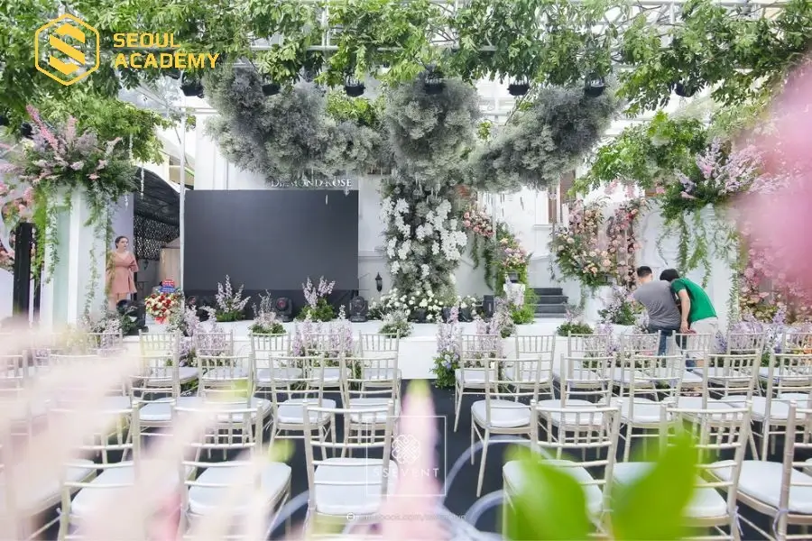 Trang trí tiệc cưới từ khóa học Wedding Planner