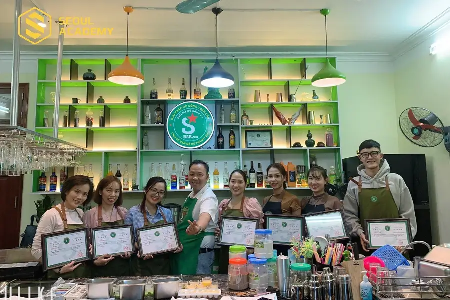 Trung tâm dạy nghề pha chế SBAR có cấp bằng cho học viên