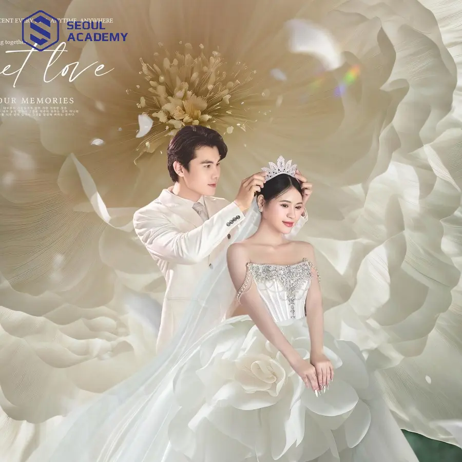 Khóa học makeup tại Ao cuoi Hana Tran đi theo xu hướng trong trẻo, nhẹ nhàng