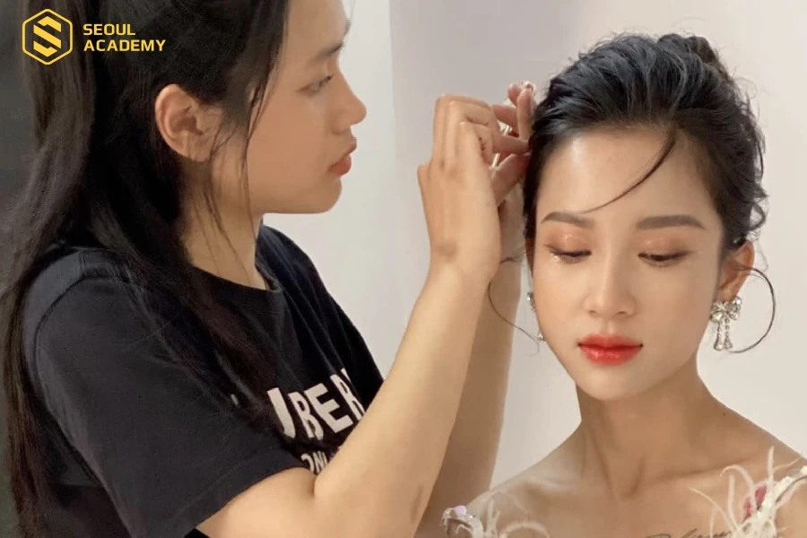 Học makeup tại Giang Tran Studio rất đảm bảo cho học viên