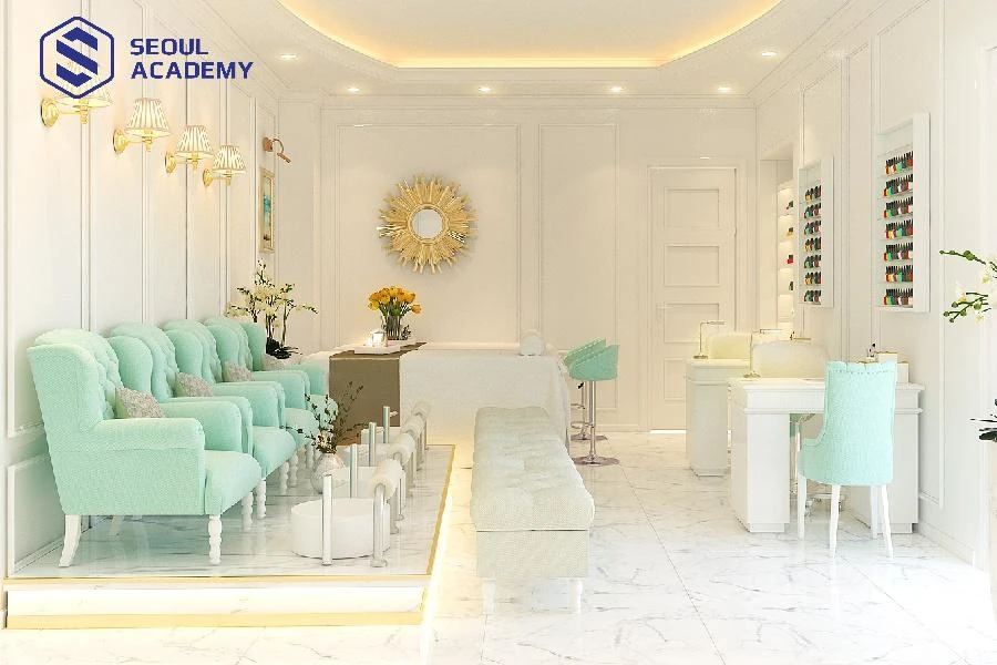 Vị trí và bố cục tiệm nail giúp thu hút khách hàng