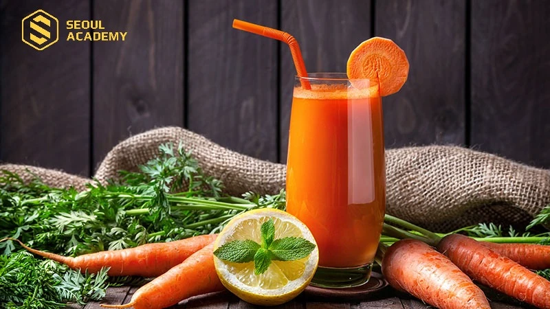 Sau khi xăm môi nên ăn nhiều cà rốt