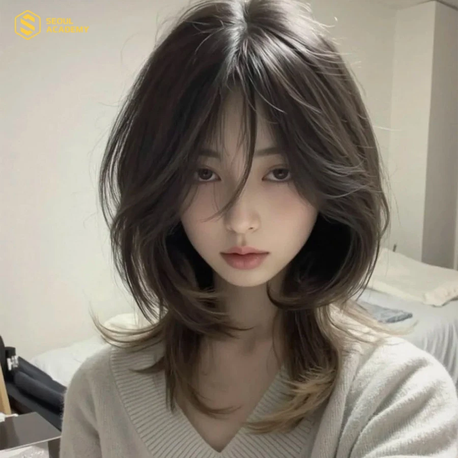Kiểu tóc layer bung mullet cá tính, thời thượng