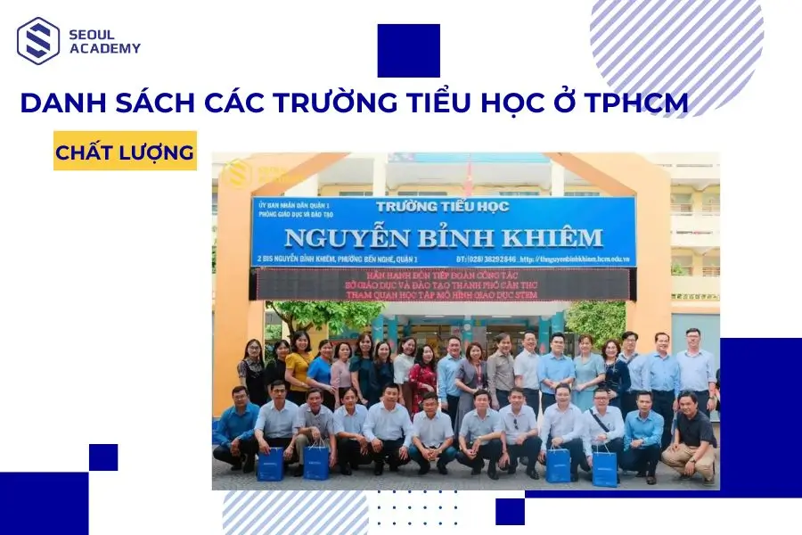 Top các trường tiểu học ở TPHCM chất lượng