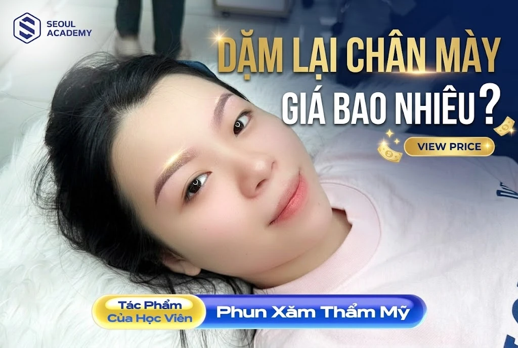 Dặm lại chân mày giá bao nhiêu