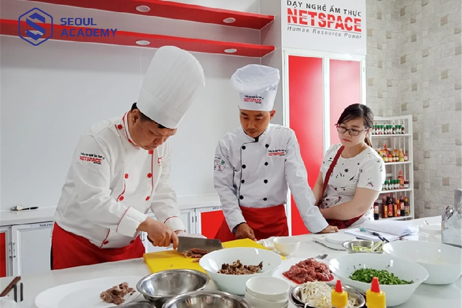 Netspace là trường đào tạo nấu ăn cho việc mở quán tốt và chất lượng