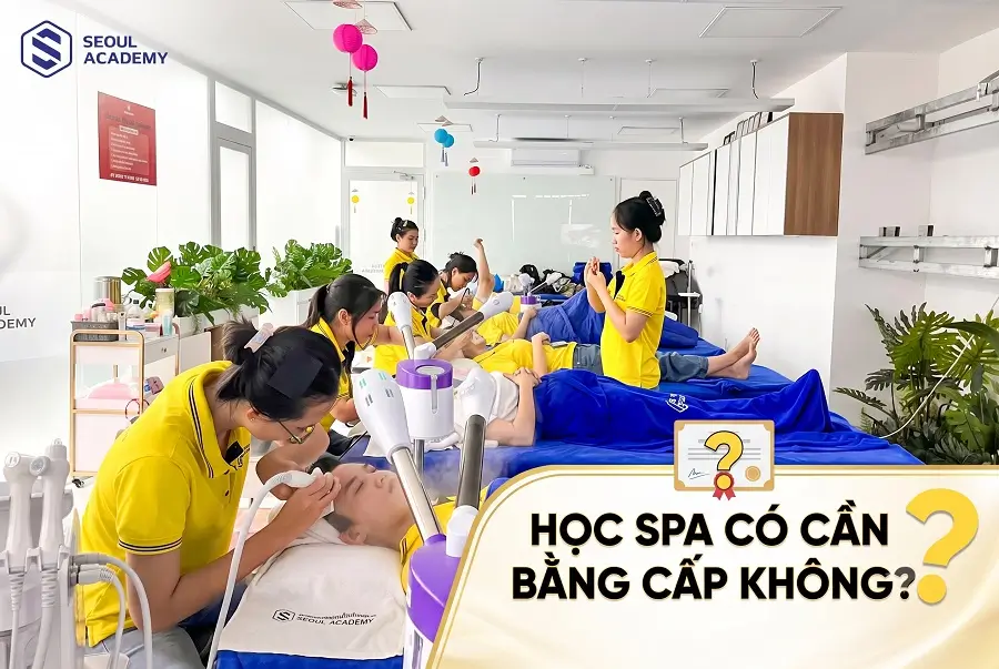 Học spa có cần bằng cấp hay không? Điều kiện để học nghề spa