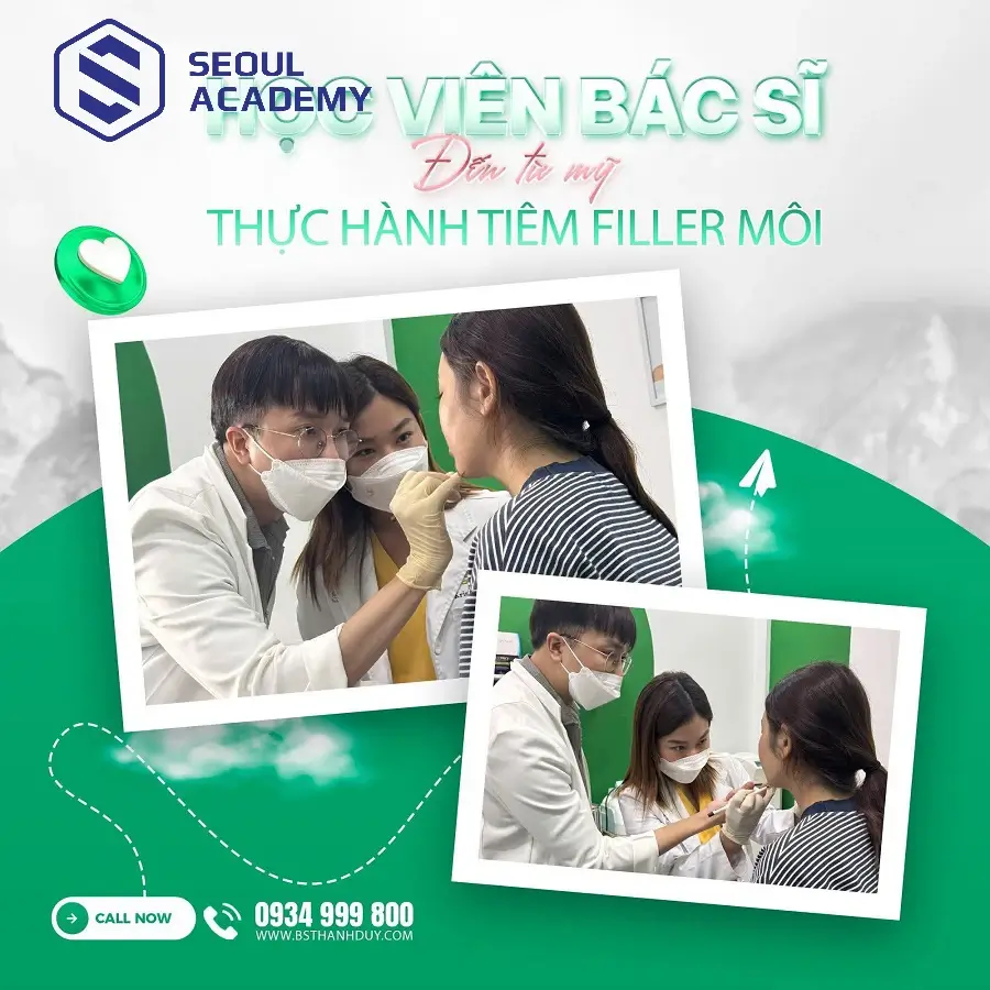 Aiden Beauty Spa & Clinic chương trình học tiêm filler bám sát thực tế