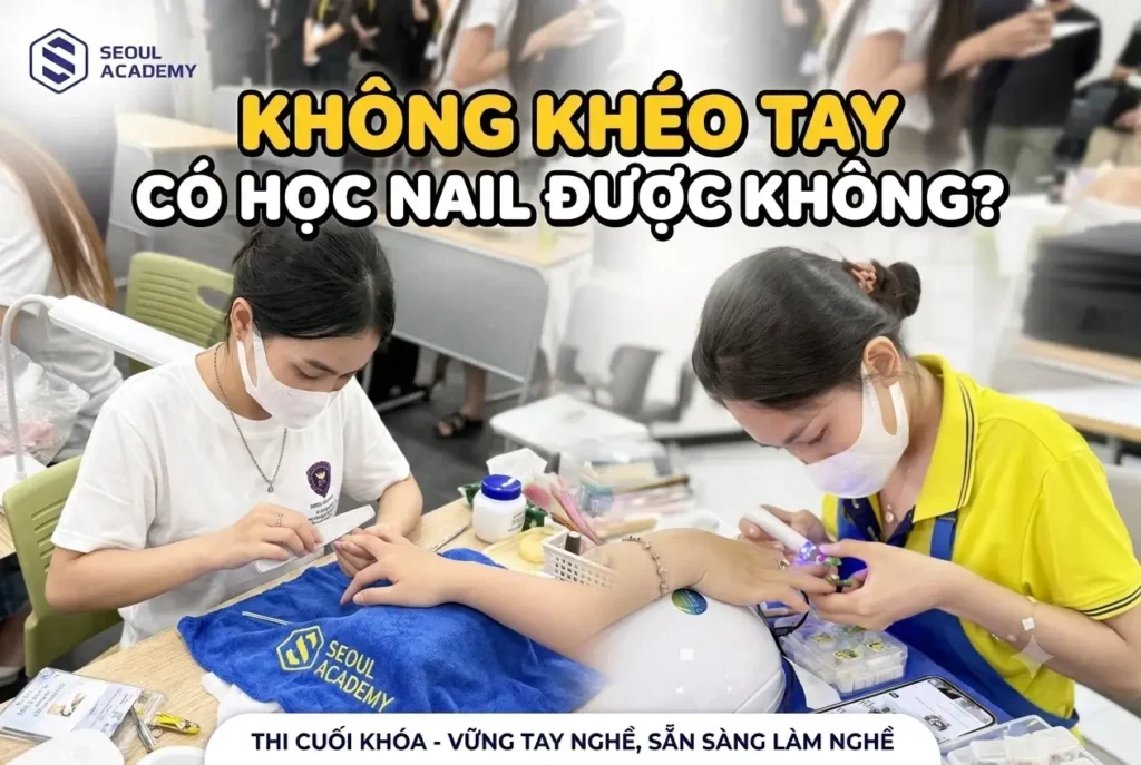 Không khéo tay có học nail được không