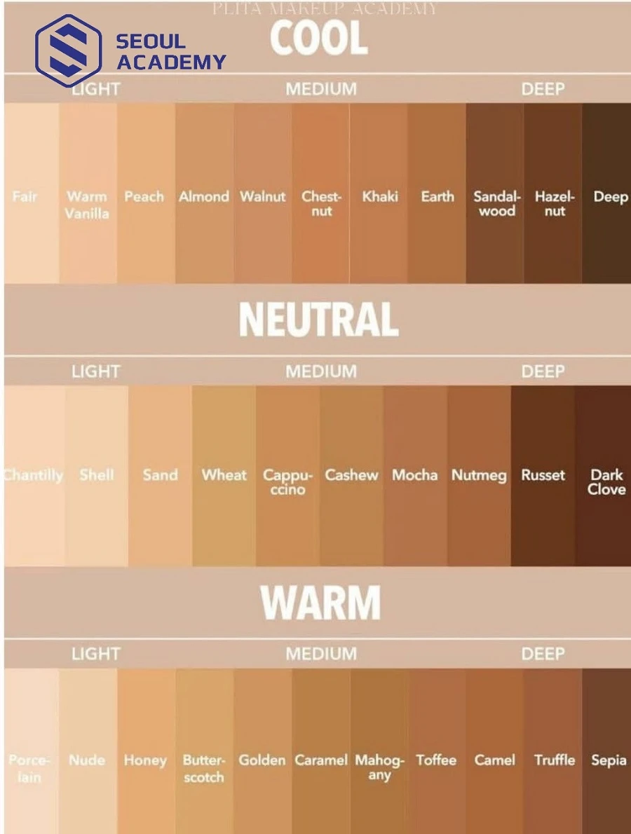 Da trung tính nên lựa chọn kem nền dành riêng cho Neutral
