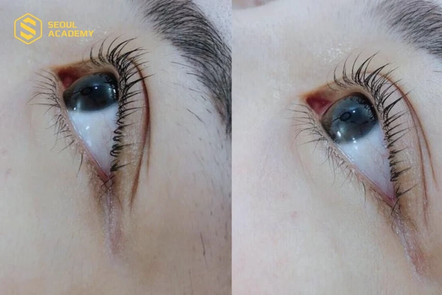 Vệ sinh lông mi sẽ có được hàng mi cong, đẹp tự nhiên