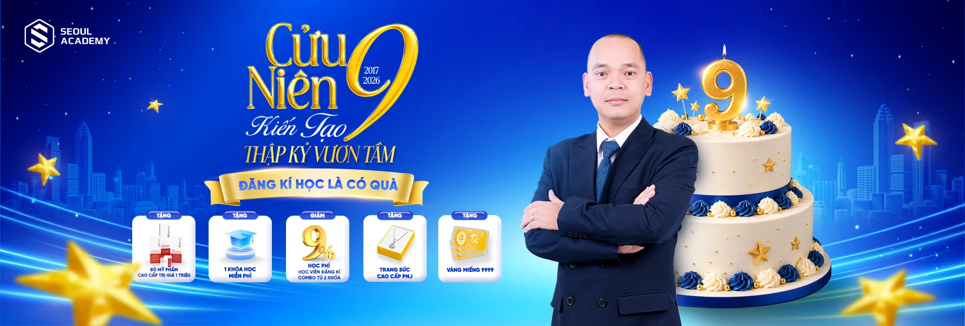 ĐẠI TIỆC SINH NHẬT 9 TUỔI SEOUL ACADEMY