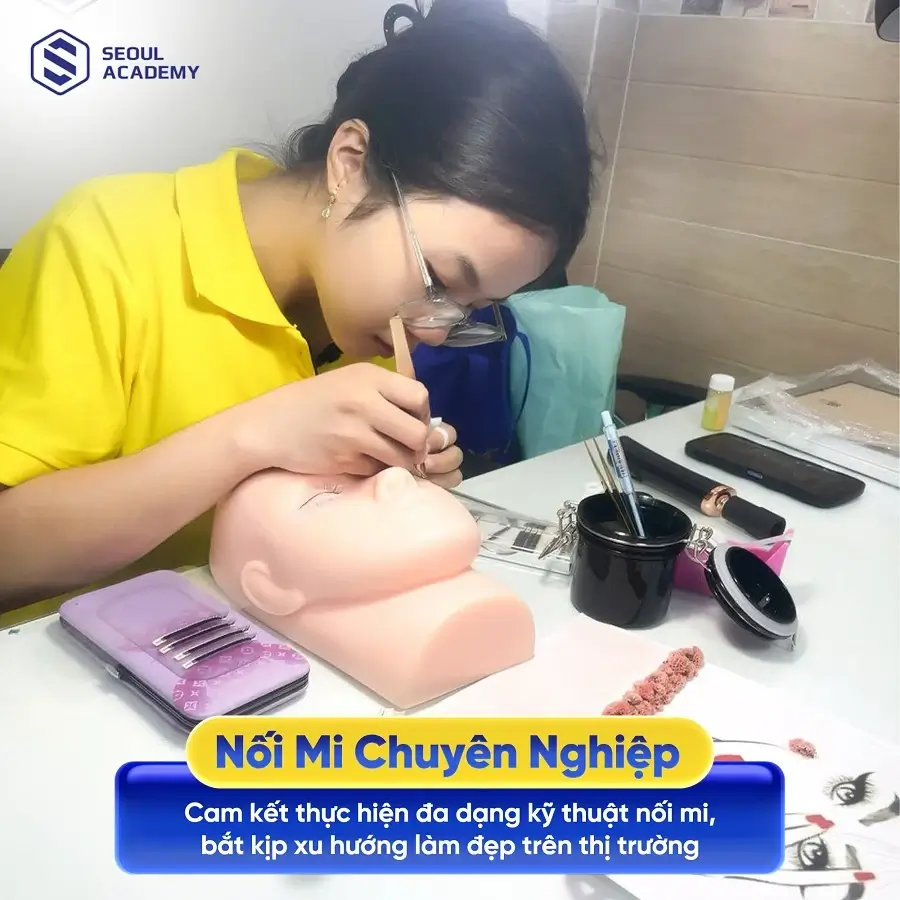 Học nghề nối mi có chi phí đầu tư thấp và cơ hội kinh doanh vô cùng lớn