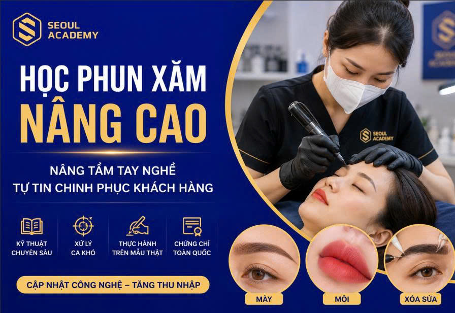 Học phun xăm nâng cao
