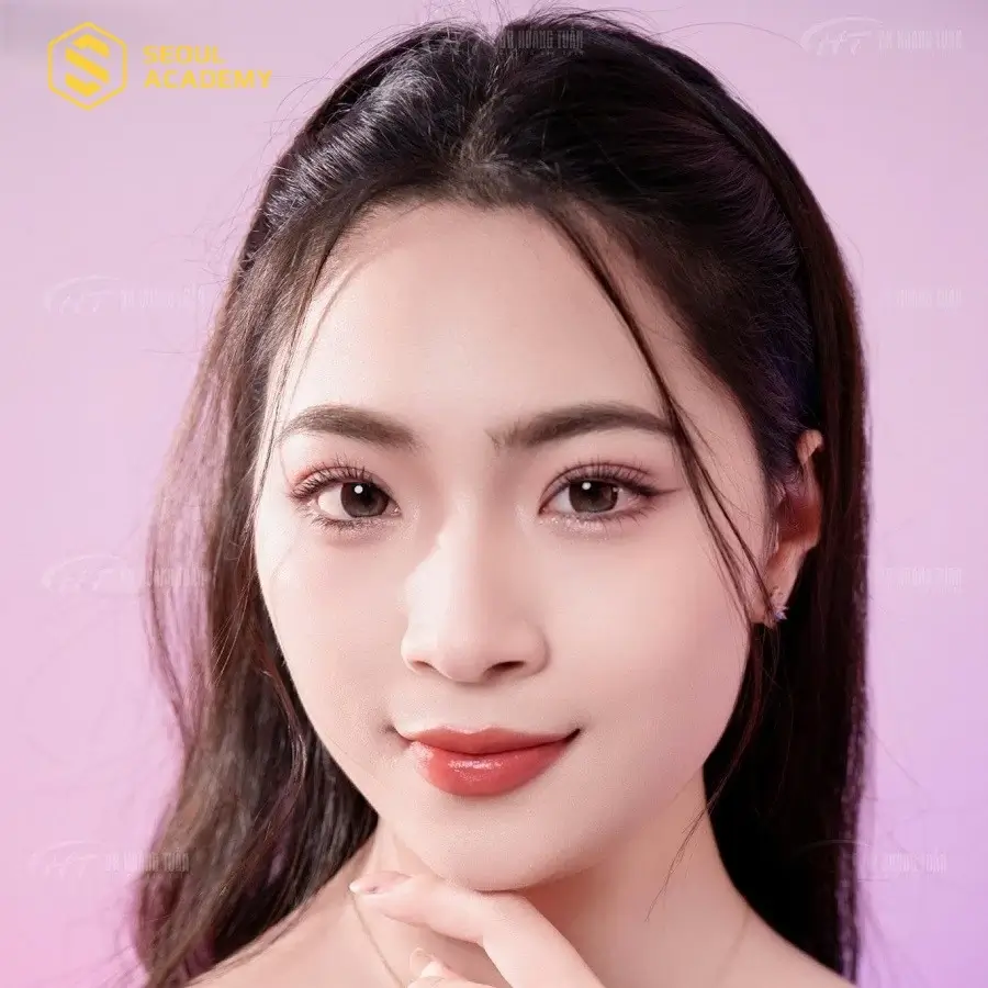 Lựa chọn độ dài và độ cong phù hợp khi nối mi cho mắt 2 mí
