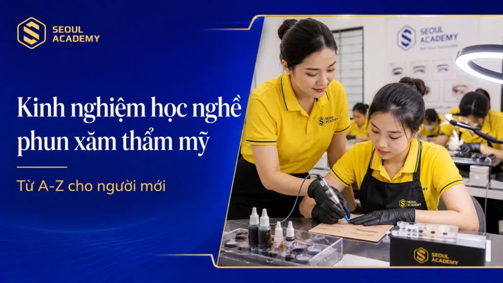 kinh nghiệm học phun xăm cho người mới
