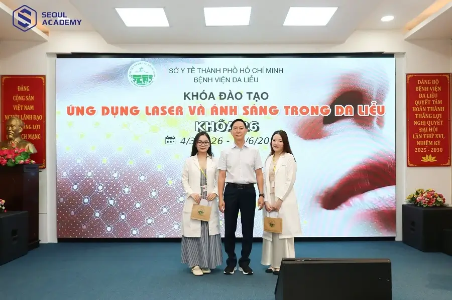 Bệnh viện Da liễu thường xuyên chiêu sinh các khóa đào tạo liên tục ứng dụng Laser và ánh sáng trong da liễu