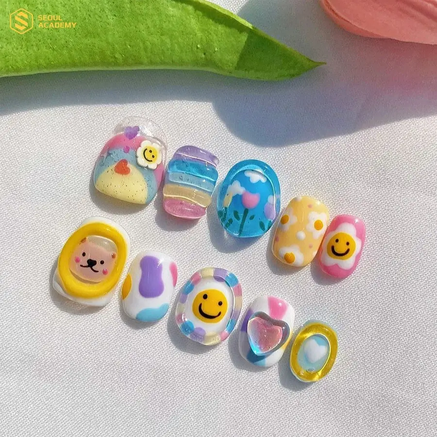 Kiểu nail được thiết kế độc lạ