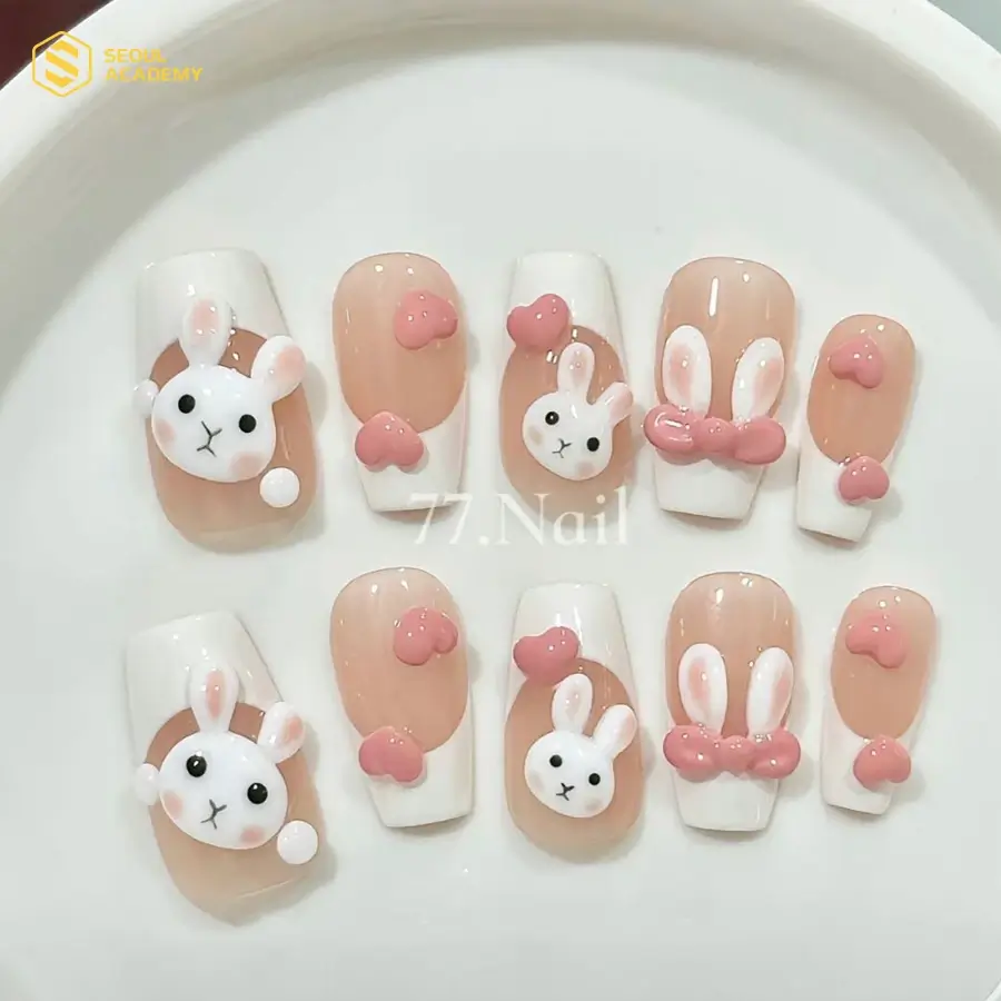 Thỏ là họa tiết rất phổ biến