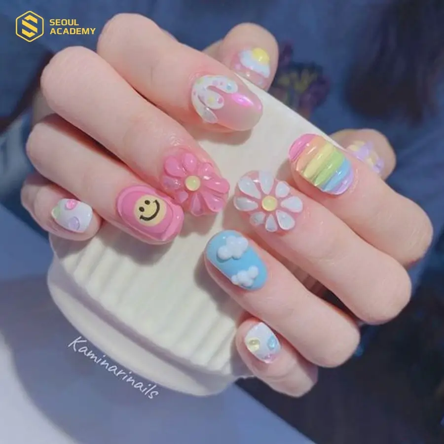Nail màu xuân với đầy sự ngọt ngào