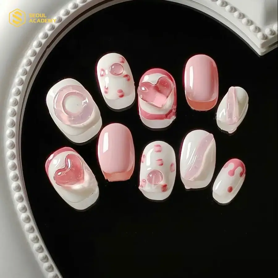 Nail kẹo ngọt trong veo, bắt mắt