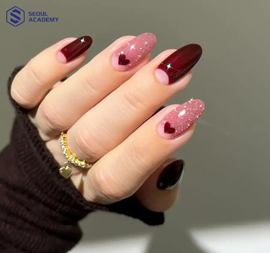 Nail đỏ mận khiến các cô nàng mê đắm năm nay